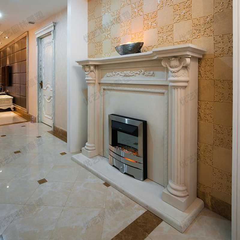 大理石壁爐，歐式壁爐