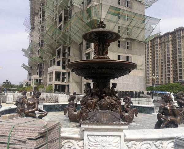 景觀雕塑定制，大型銅雕塑工廠