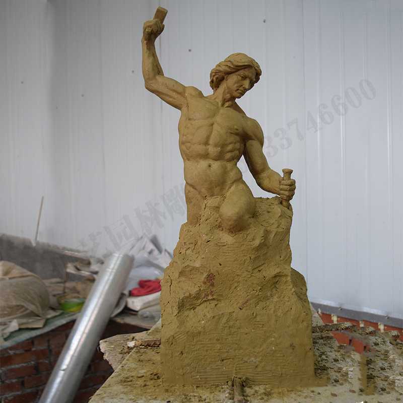 自我雕刻，雕刻自我，自我雕刻雕塑