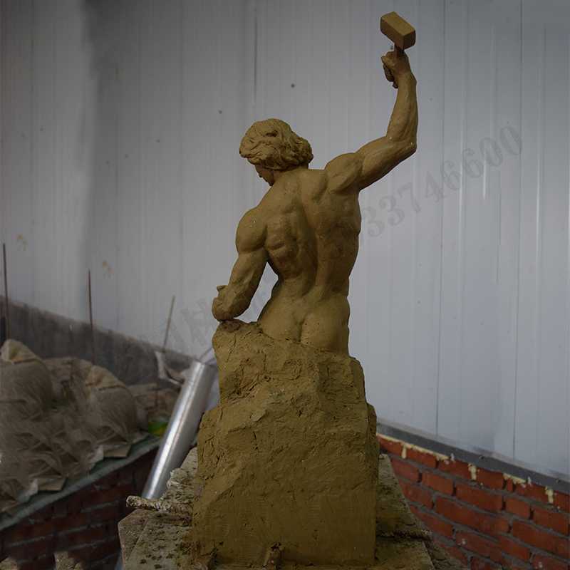 自我雕刻雕塑，雕刻自我雕塑，雕刻自己擺件